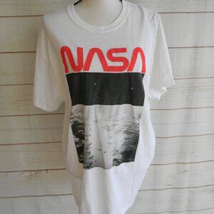 FOREVER 21 WM'S NASA SPACE GRAPHIC SHORT SLV T-SHIRT SZ M/L